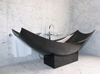 Diamond shape unique fiberglass bathtub standing badewanne carbon fiber