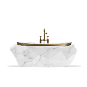 Diamond shape unique fiberglass bathtub standing badewanne