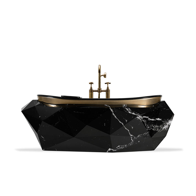 Modern hotel fiberglass tub faucet design bathtub 