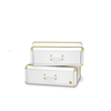 Hot-Selling Modern Creative Sofa Side Table for Living Room, Double-Drawer Coffee Table, Bedside Cabinet, And Low Table
