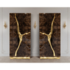 Luxury High-Quality Wood Veneer Bar Cabinet, Unique Design Freestanding Large Capacity Wine Display And Storage Cabinet