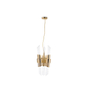Contemporary Pendant Lamp with Crystal Glass And Gold-Plated Brass for Exquisite Elegance