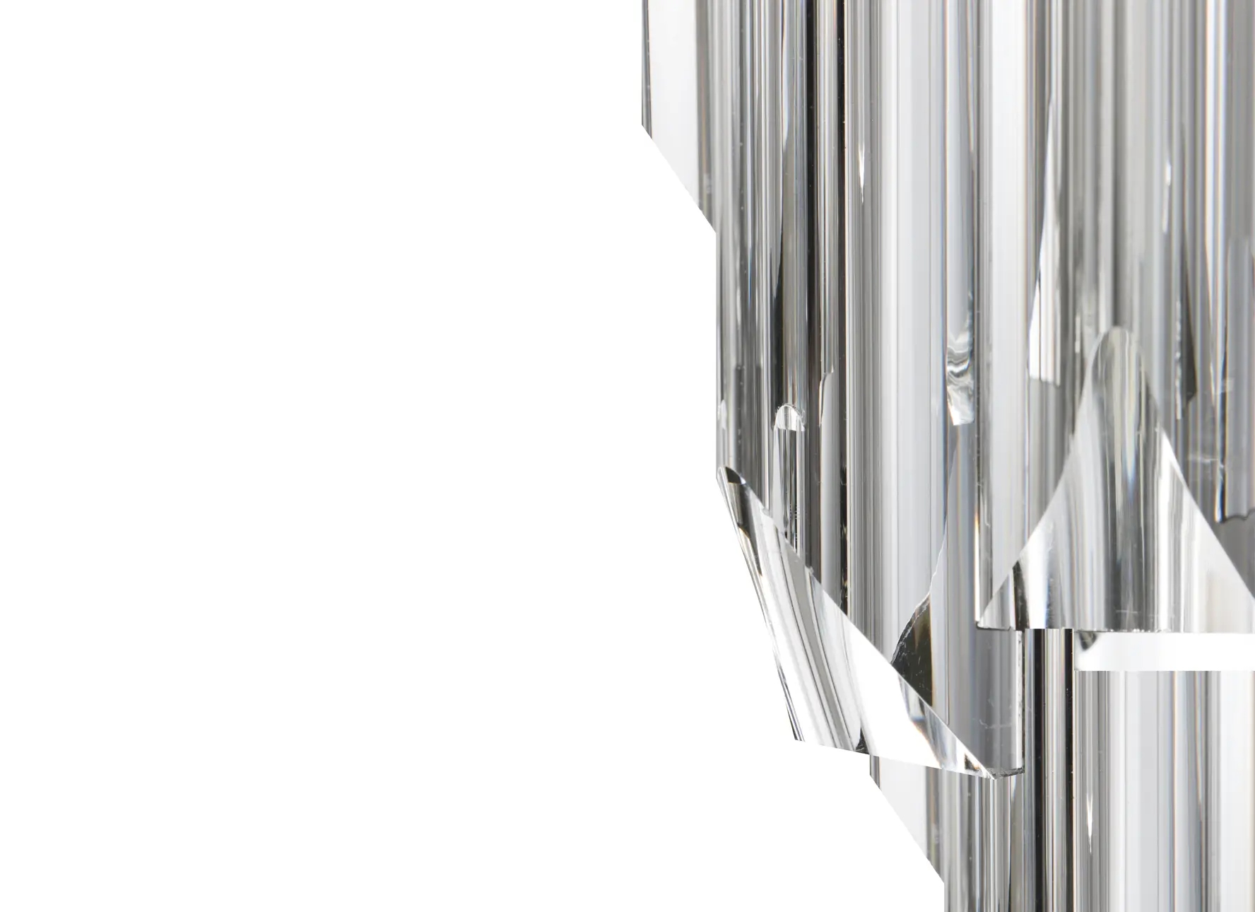 Sleek Small Pendant Lamp in Gold-Plated Brass And Crystal Glass for Modern Luxury Interiors