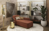 Modern Abstract Floor Lamp with Gold Accents And Clear Glass Tubes for Contemporary Home Decor