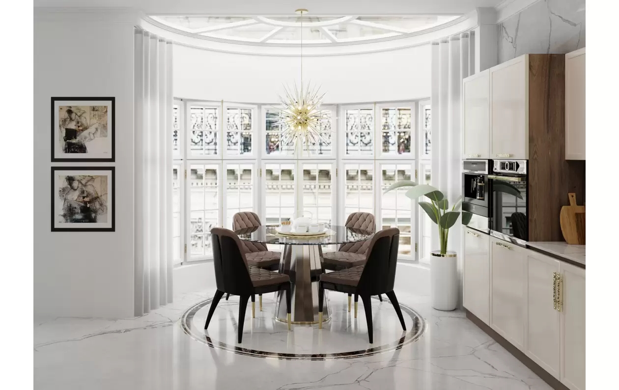 Creative Gold And Crystal Dandelion Pendant Light with Unique Starburst Design, Perfect for Adding A Touch of Elegance And Style To Any Space