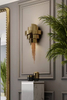 Elegant Gold Wall Sconce with Cascading Crystal Details, Perfect for Adding A Luxurious Touch To Sophisticated Interiors