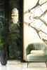 Sophisticated Clear Glass And Gold Wall Sconce with Chic Horizontal Bands, Ideal for Adding A Touch of Elegance To Modern Spaces
