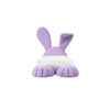 Dreamy Rabbit Bed for Princess Bedrooms – High-Elastic Sponge And Solid Wood Frame Silent Anti-Mite Flat Bed for Girls