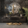 Bestselling Laurent Black Gold Marble Sideboard – Multi-Functional Storage Cabinet for Entryways, Living Rooms, And Dining Areas