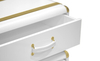 Hot-Selling Modern Creative Sofa Side Table for Living Room, Double-Drawer Coffee Table, Bedside Cabinet, And Low Table