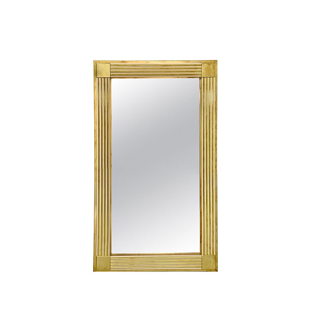 High-End Luxury Square Eco-Friendly Silver Glass Wall-Mounted Bathroom Mirror, HD Imaging Decorative Art Mirror for Living Room