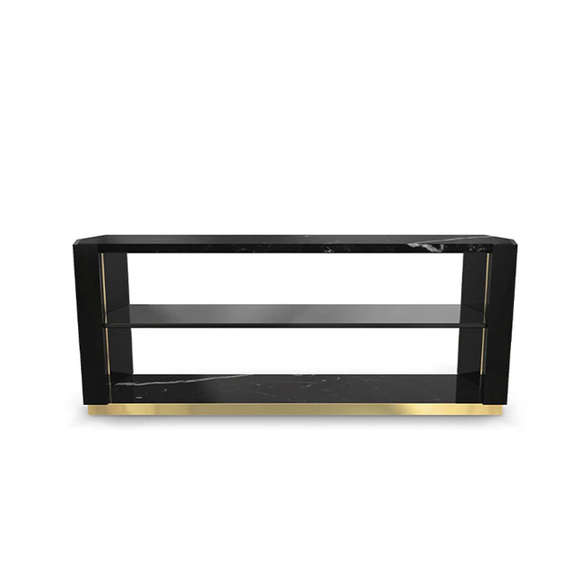 Factory Direct Luxury Marble Top Coffee Table, Elegant Tea Table And Sofa Side Table for Living Room