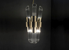 Contemporary Pendant Lamp with Crystal Glass And Gold-Plated Brass for Exquisite Elegance