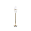 Chic Crystal Floor Lamp with Gold Accents And Geometric Design for Luxurious Home Lighting