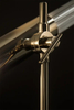 Sleek Black Marble And Gold Table Lamp with Modern Tubular Design, Perfect for Adding A Touch of Elegance To Desks And Living Spaces