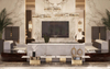 Modern Clear Crystal Wall Sconce with Elegant Gold Bands, Ideal for Sophisticated And Streamlined Decor