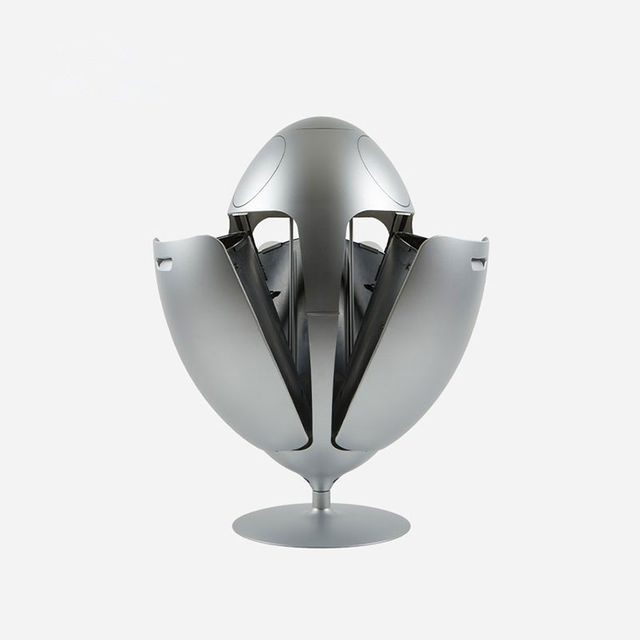 European Creative Multi-Layer Egg-Shaped Wine Cabinet with Hidden Storage, Non-Slip Shelves for Home Bar Or Living Room