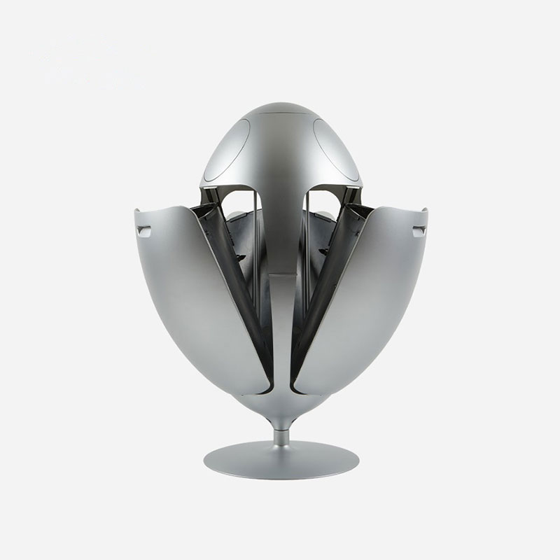 European Creative Multi-Layer Egg-Shaped Wine Cabinet with Hidden Storage, Non-Slip Shelves for Home Bar Or Living Room