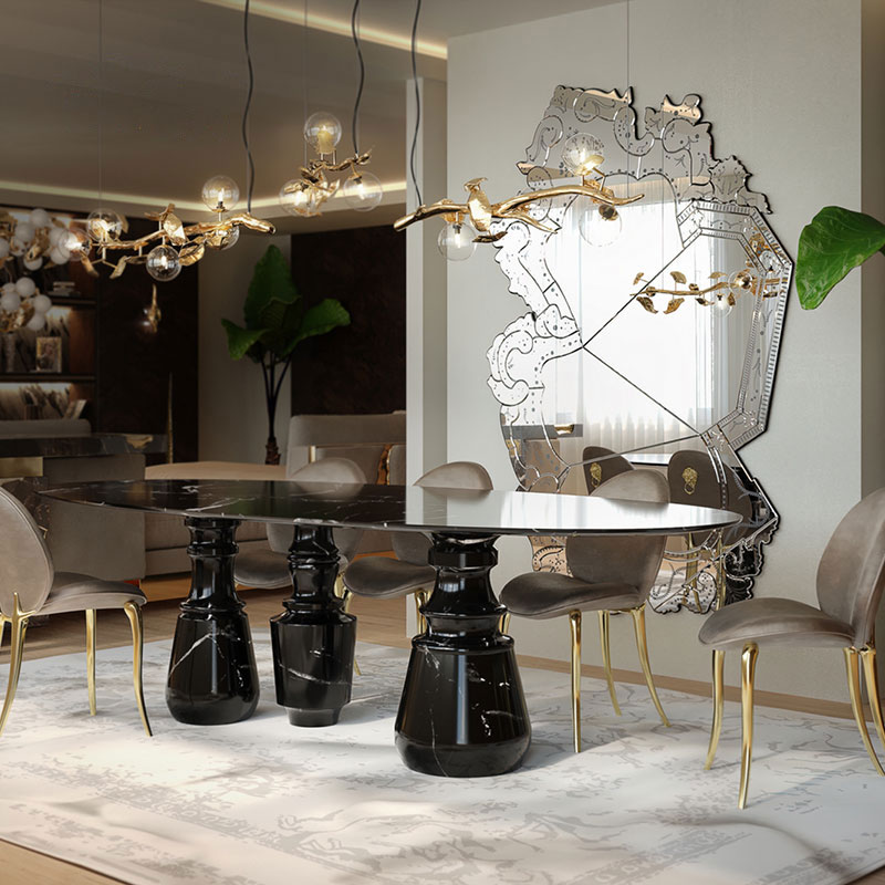 Italian Minimalist Sintered Stone Dining Table with Artistic Corners, Perfect for Living Room Banquets And Small Apartments