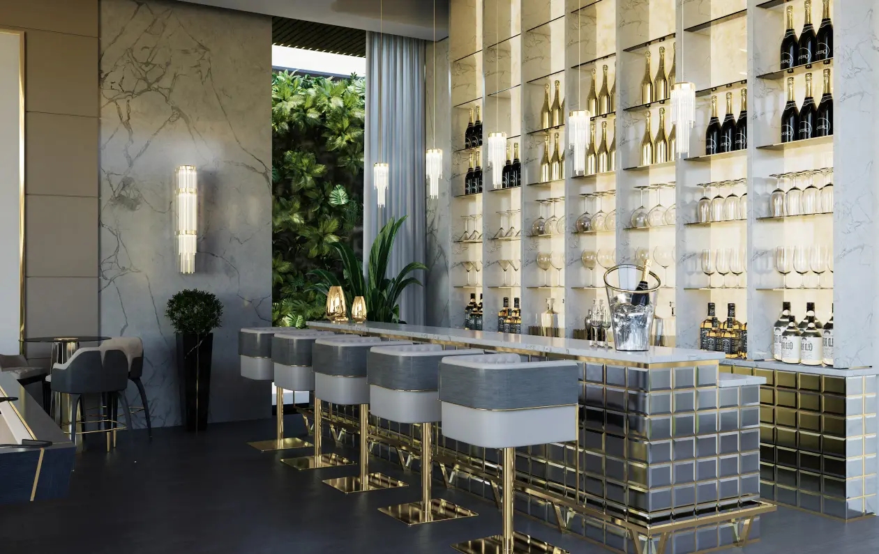 Elegant Crystal Pendant Light with Gold-Plated Brass for A Striking Beacon of Illumination