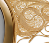 European Luxury Gold-Plated Entryway Mirror, High-Definition Vanity Mirror for Bathroom, Corridor, And Living Room Decor