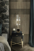 Elegant Gold And Black Marble Table Lamp with Modern Triple-Tube Design, Perfect for Adding A Touch of Luxury To Any Space