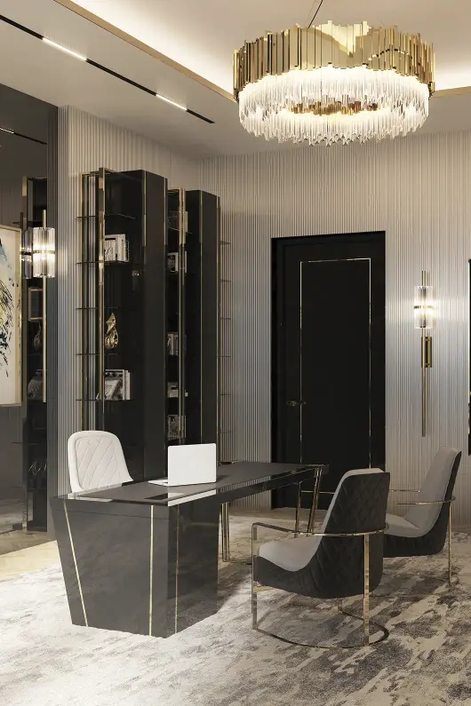 Sleek Vertical Gold Wall Sconce with Crystal Accent, Perfect for Minimalist And Luxurious Decor
