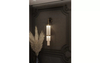 Elegant Vertical Crystal Wall Light with Golden Accents And Marble Mount