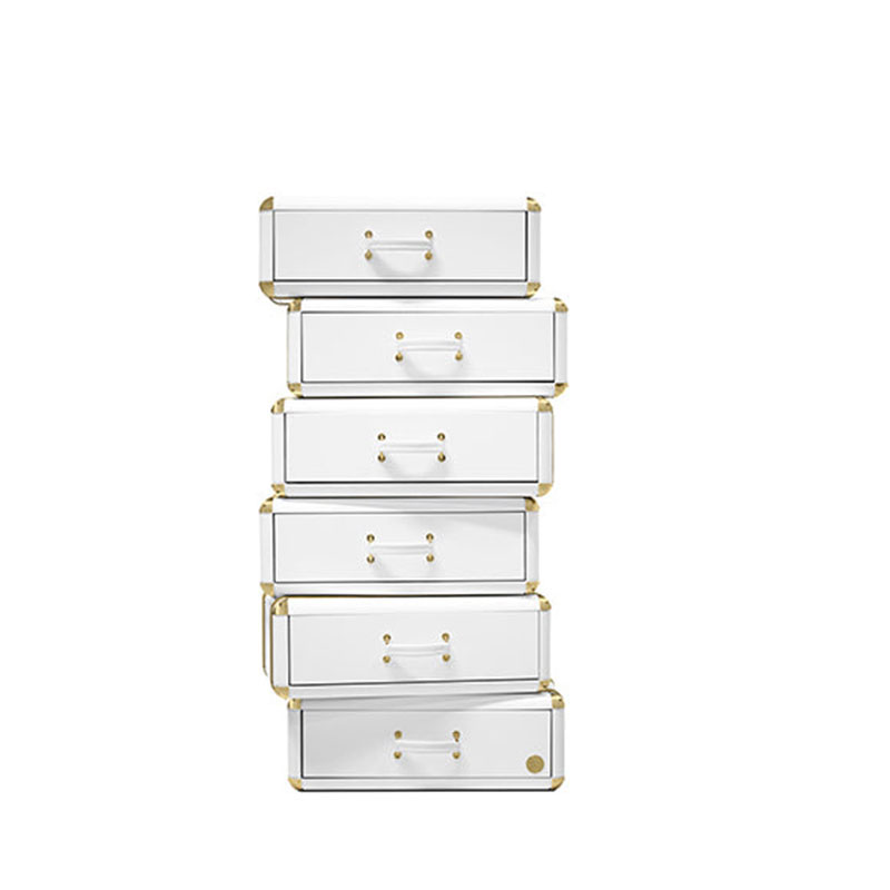 Nordic Minimalist Multi-Layer Drawer Bedside Storage Cabinet – Solid Wood Bedside Table with Sturdy And Stable Frame for Bedroom Organization