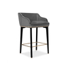 2024 New Fabric High-Stool Bar Chair for KTV, Bars, Villas, Kitchens, Tea Shops, And Cafes
