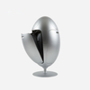 European Creative Multi-Layer Egg-Shaped Wine Cabinet with Hidden Storage, Non-Slip Shelves for Home Bar Or Living Room