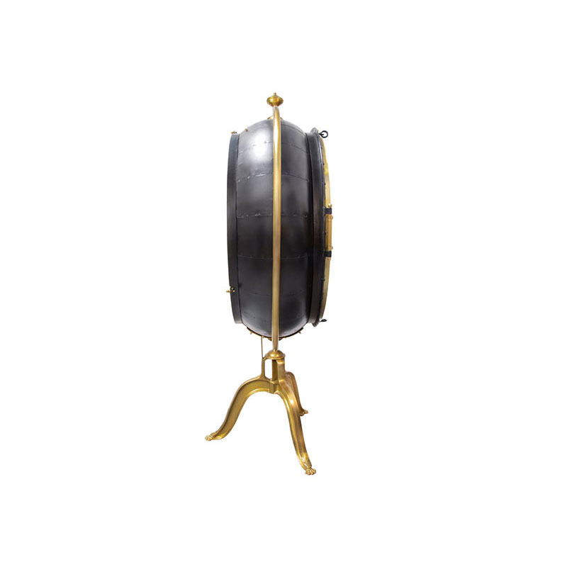 European Classical Creative Round Wine Cabinet with Non-Slip Stand, Freestanding Wine Rack And Display for Home Bar And Living Room