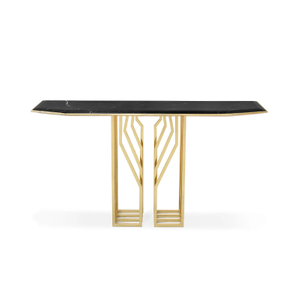 Wholesale Hot-Selling Modern Minimalist Entryway And Garden Console Table, Stainless Steel Decorative Long Table for Living Room And Hotel