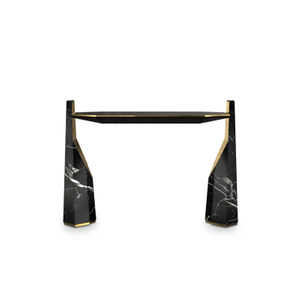 American Luxury Entryway Console Table, Minimalist Decorative Display Cabinet for Living Room, Garden, and Hotel Lobby