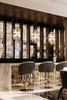 Elegant Pendant Light Inspired by Iconic Architecture with Gold-Plated Brass And Crystal Glass