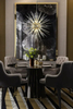 Creative Gold And Crystal Dandelion Pendant Light with Unique Starburst Design, Perfect for Adding A Touch of Elegance And Style To Any Space