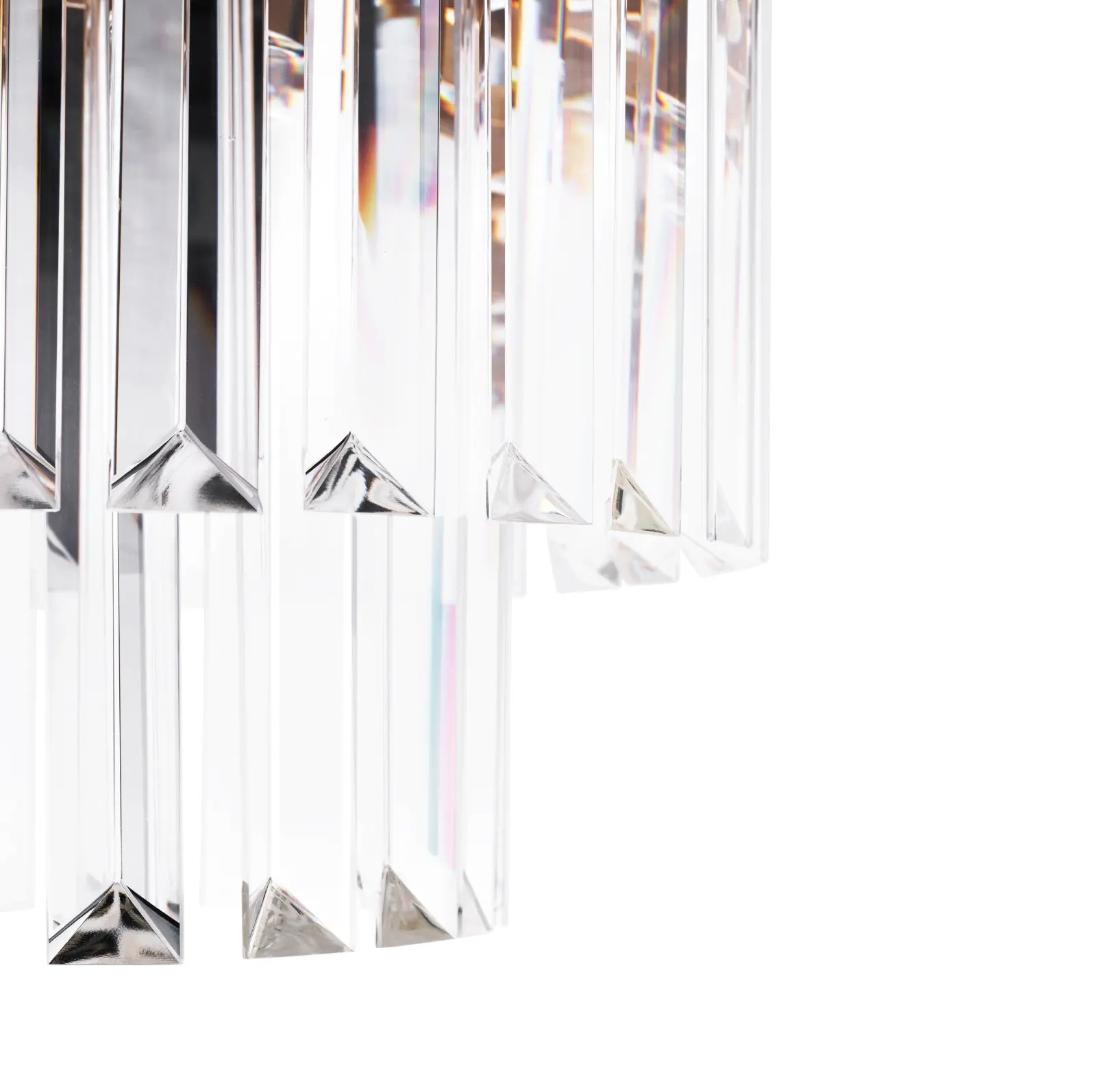 Modern Gold and Crystal Linear Pendant Light with Chic Textured Design, Ideal for Brightening Up Dining Areas and Contemporary Interiors