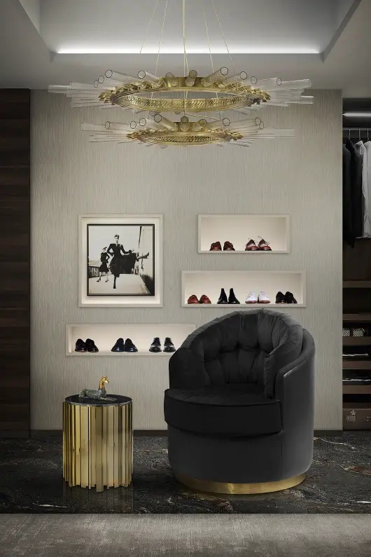 Artistic Gold And Clear Glass Pendant Light with Innovative Dual-Ring Design, Perfect for Enhancing Modern Interiors And Creating A Stunning Focal Point