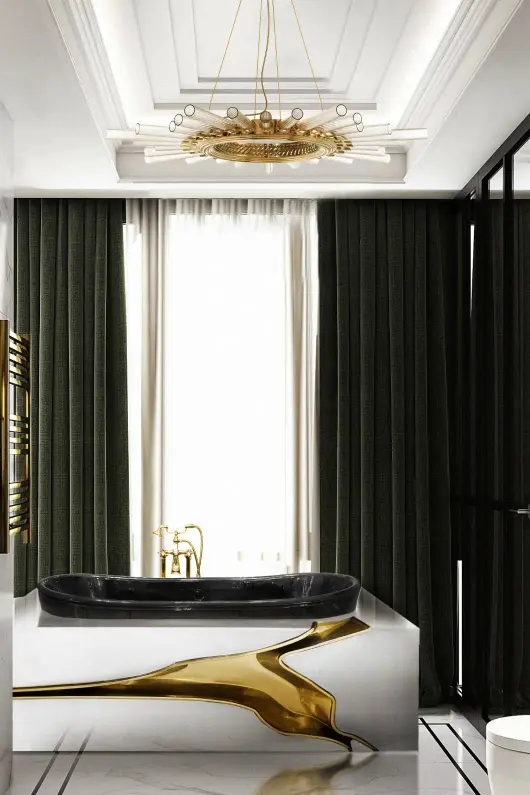 Sleek Gold And Clear Glass Pendant Light with Dramatic Starburst Design, Ideal for Creating A Striking Focal Point in Modern Interiors