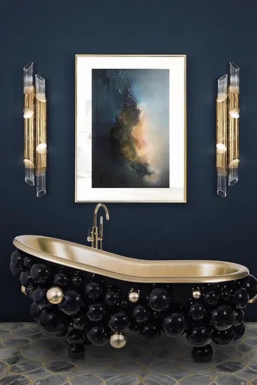 Contemporary Gold And Clear Glass Wall Lamp with Artistic Design, Perfect for Adding A Touch of Elegance To Any Room