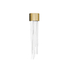 Sleek Gold And Clear Glass Wall Lamp with Modern Dripping Design, Perfect for Adding A Touch of Elegance To Any Room