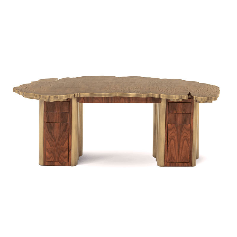 Modern Simple Solid Wood Office Desk with Drawer – Anti-Fouling Writing Desk for Study, Bedroom, And Computer Work Table