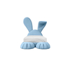 Dreamy Rabbit Bed for Princess Bedrooms – High-Elastic Sponge And Solid Wood Frame Silent Anti-Mite Flat Bed for Girls