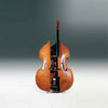 Cross-Border Luxury Creative Violin-Shaped Wine Cabinet, Multi-Functional Home Bar Display with Non-Slip Shelves
