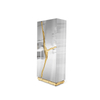 Factory Customizable Y-Shaped Stainless Steel Wine Cabinet for Dining Room, Multi-Functional Storage And Display Rack for Wine And Accessories