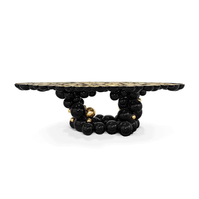 Factory Can Customize Size Villa Spherical Living Room Dining Table 8-seater Luxury Waterproof Dining Table Dining Table