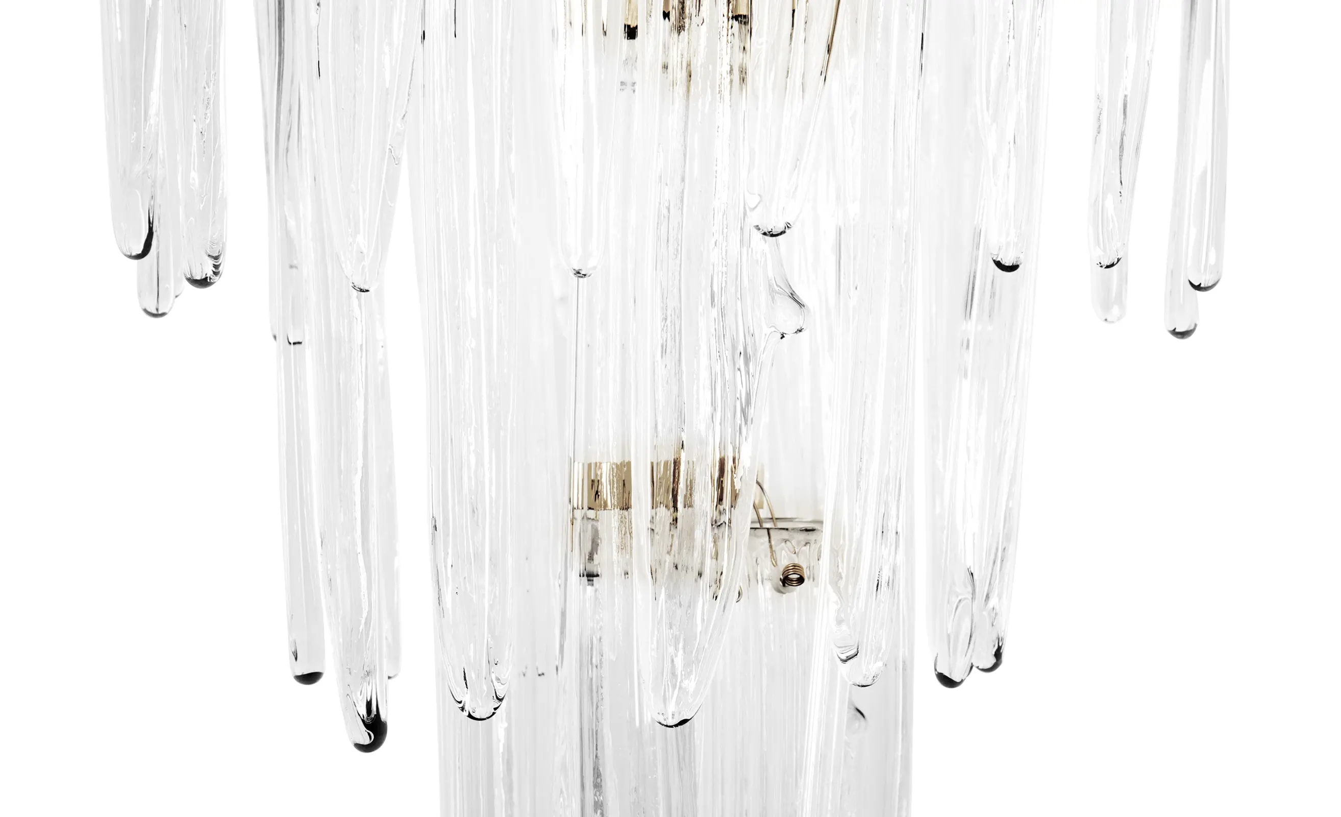 Elegant Crystal Pendant Light with Gold Accents And Cascading Design for Luxurious Home Illumination