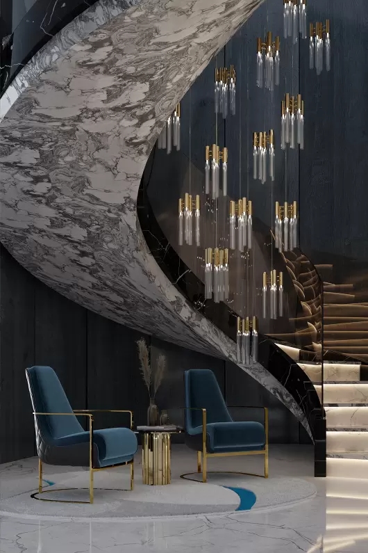 Modern Luxury Pendant Lamp with Gold-Plated Brass and Crystal Glass for Elegant Home Decor
