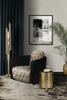 Modern Abstract Floor Lamp with Gold Accents And Clear Glass Tubes for Contemporary Home Decor