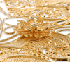 European Luxury Gold-Plated Entryway Mirror, High-Definition Vanity Mirror for Bathroom, Corridor, And Living Room Decor